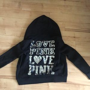 Love Pink black hoodie size L